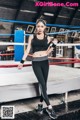 Beautiful Yoon Ae Ji poses glamor in gym fashion photos (56 photos) P4 No.af8940